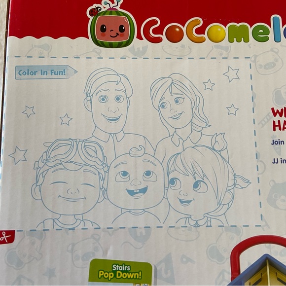 NEW Cocomelon Pop & Play House 7pc Set - Picture 8 of 8